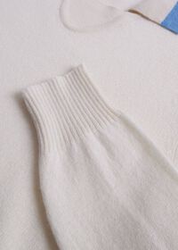 Paul Stuart Open Collar Cashmere Sweater, thumbnail 3