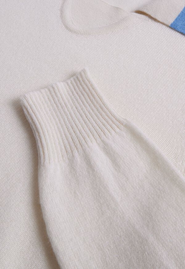 Paul Stuart Open Collar Cashmere Sweater, image 3