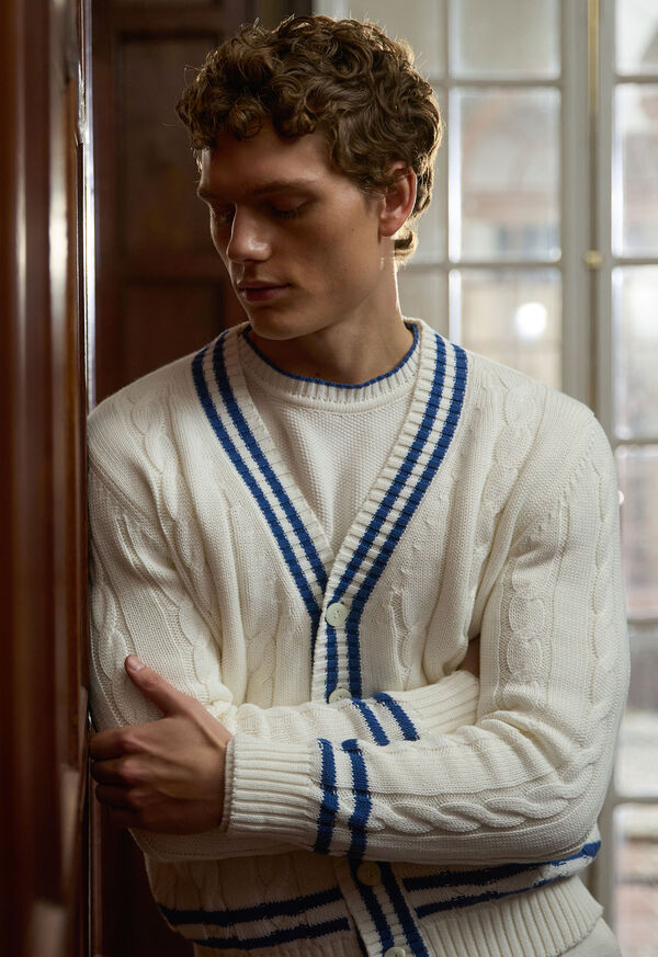 Paul Stuart Cotton Crewneck Pullover, image 2