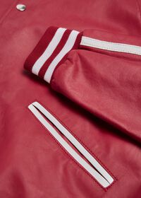 Paul Stuart Crimson Bomber Jacket, thumbnail 3