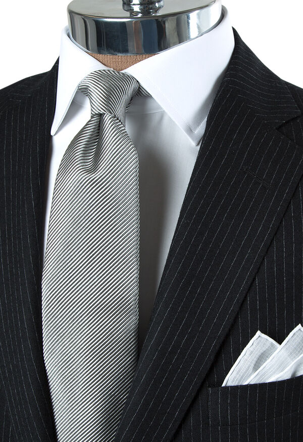 Paul Stuart Paul Fit Narrow Chalk Stripe Wool Suit, image 2