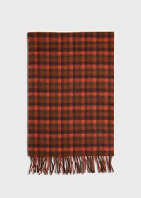 Paul Stuart Shepherd Check Scarf, thumbnail 2