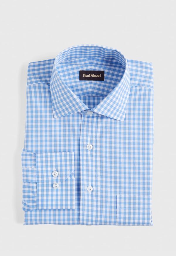 Paul Stuart Gingham Check Dress Shirt, image 1