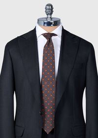 Paul Stuart Foulard Printed Wool Tie, thumbnail 2