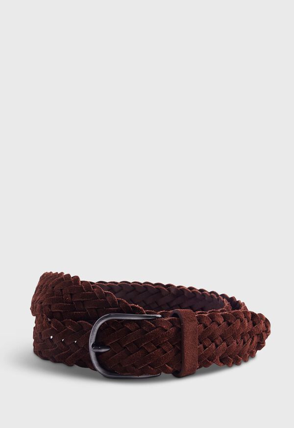 Paul Stuart Woven Suede Belt, image 1