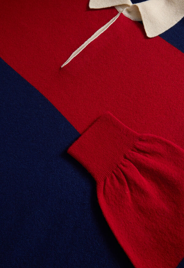 Paul Stuart Lightweight Cashmere Rugby Sweater, image 2