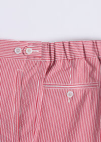 Paul Stuart Striped Cotton Blend Drawstring Seersucker Trouser, thumbnail 3