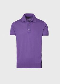 Paul Stuart Cotton Knit Polo Shirt, thumbnail 1