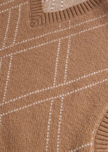 Paul Stuart Wool & Cashmere Jacquard Vest