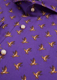 Paul Stuart Printed Geese Brushed Cotton Shirt, thumbnail 2