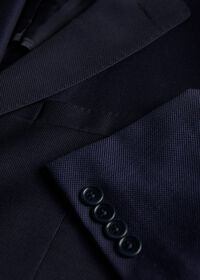 Paul Stuart Navy Hopsack Soft Jacket, thumbnail 2
