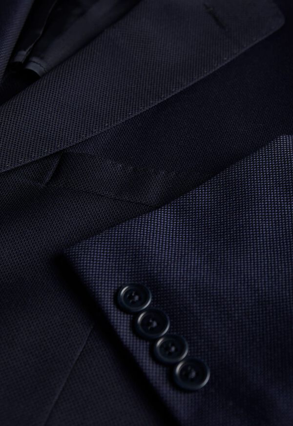 Paul Stuart Navy Hopsack Soft Jacket, image 2