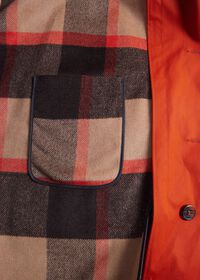 Paul Stuart Terracotta Bonded Raincoat, thumbnail 3