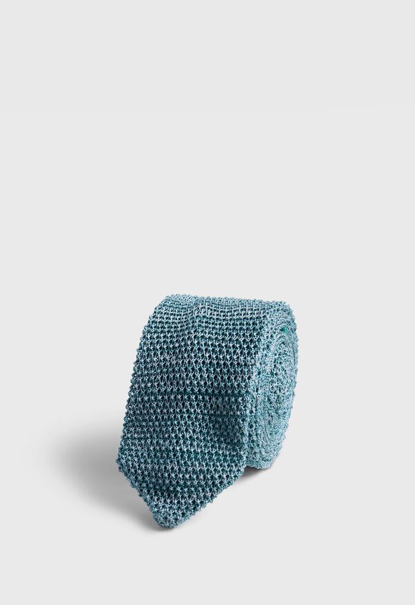 Paul Stuart Silk and Linen Knitted Tie, image 1