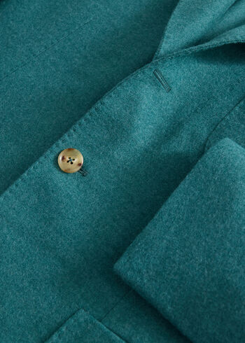 Paul Stuart Wool & Cashmere Patch Pocket  Jacket