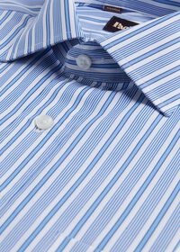 Paul Stuart Variegated Stripe Cotton Dress Shirt, thumbnail 2