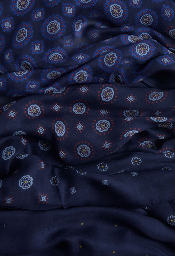 Paul Stuart Modal Medallion Print Scarf, image 3