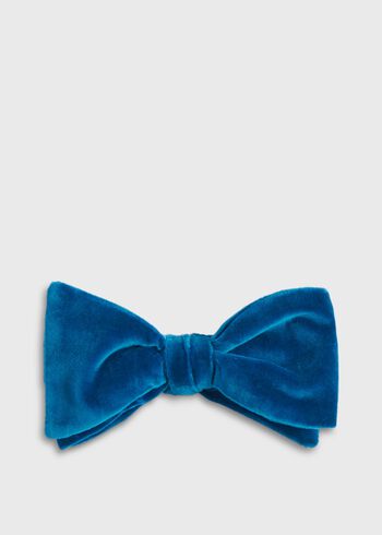 Paul Stuart Blunt Edge Velvet Bow Tie