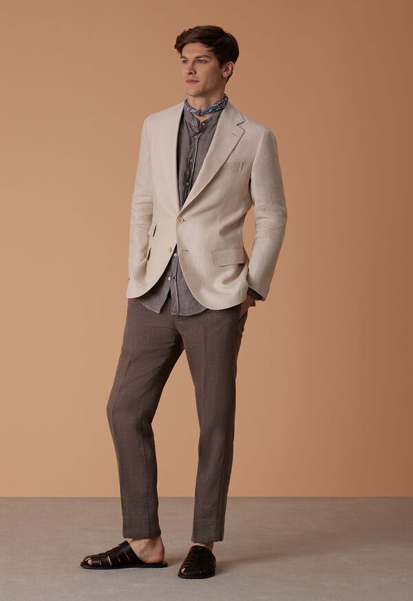 Paul Stuart Linen Solid Sport Jacket, image 5