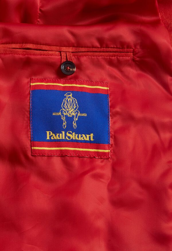 Paul Stuart Red Suede Blouson Jacket, image 4