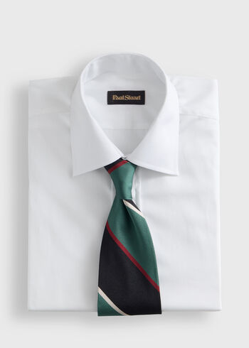 Paul Stuart Multicolor Block Stripe Tie