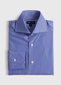 Paul Stuart Striped High Spread Dress Shirt, thumbnail 1