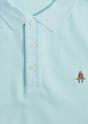 Paul Stuart Cotton Piqué Logo Polo