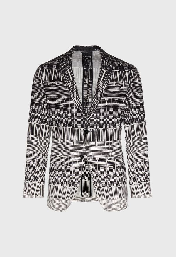 Paul Stuart Printed Abstract Graded Dinner Jacket, image 1