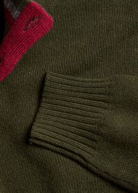 Paul Stuart Button Mock Neck Sweater, thumbnail 2