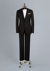 Paul Stuart Super 110s Wool Peak Lapel Tuxedo, thumbnail 2