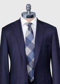 Paul Stuart Woven Silk Patchwork Plaid Tie, thumbnail 2