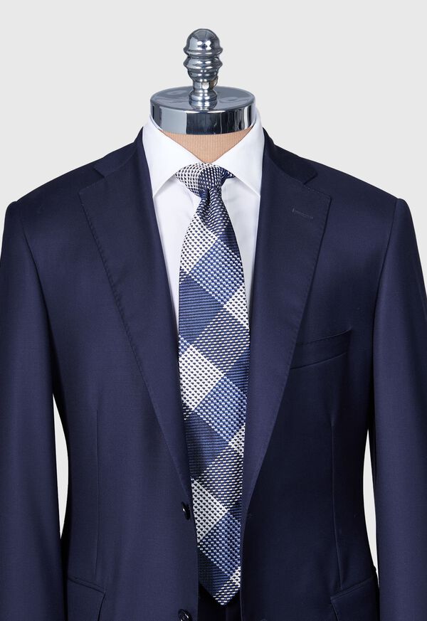 Paul Stuart Woven Silk Patchwork Plaid Tie, image 2