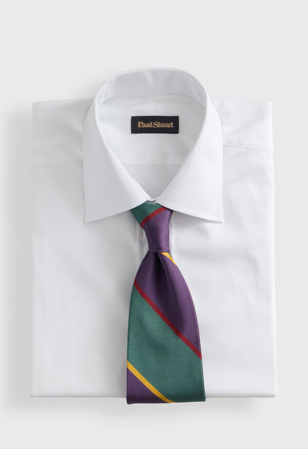 Paul Stuart Multicolor Block Stripe Tie, image 2