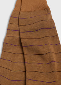 Paul Stuart Cotton Horizontal Stripe Sock, thumbnail 3