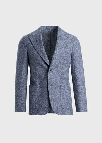 Paul Stuart Jersey Bouclé Knit Jacket