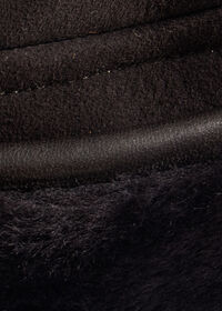 Paul Stuart Round Shearling Hat with Snaps, thumbnail 3