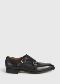 Paul Stuart Lon Moccasin Toe Double Monk Strap, thumbnail 1