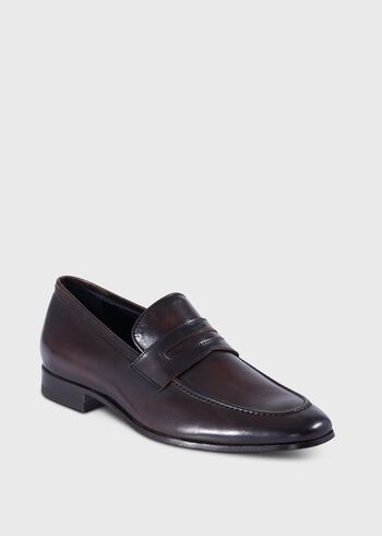 Paul Stuart Garret II Leather Penny Loafer