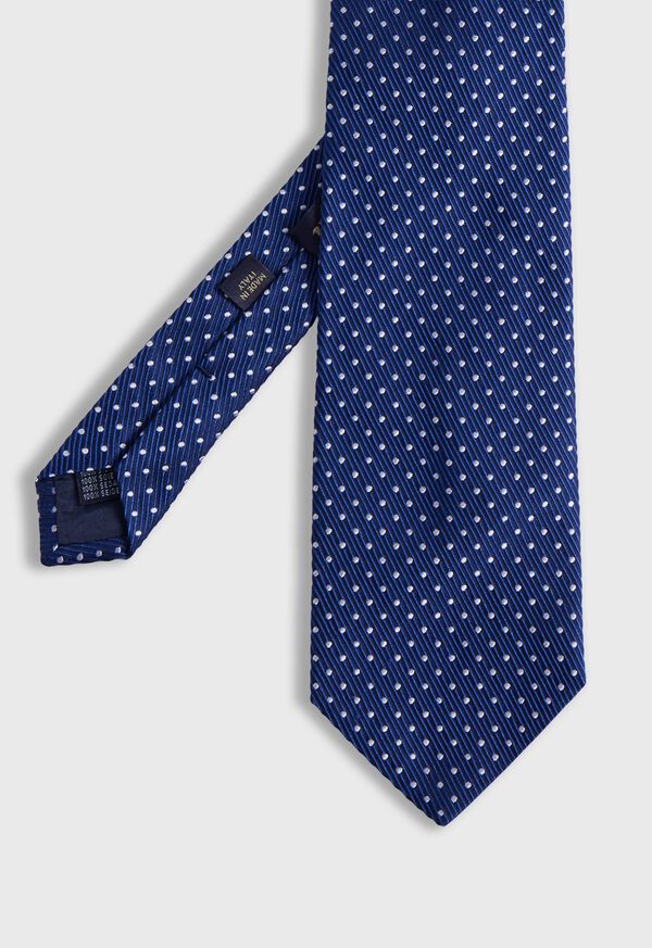 Paul Stuart Woven Silk Micro Dot Tie