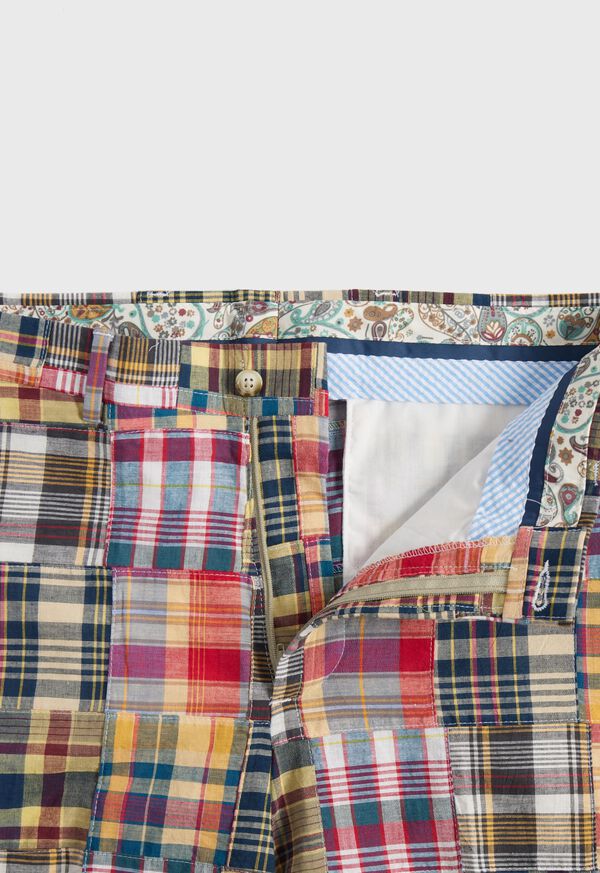 Paul Stuart Cotton Indian Madras Walk Shorts, image 2