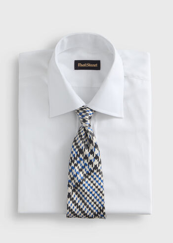 Paul Stuart Woven Silk Glen Plaid Tie