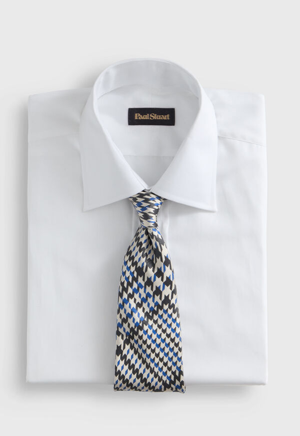 Paul Stuart Woven Silk Glen Plaid Tie, image 2