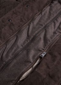 Paul Stuart Quilted Waterproof Suede Jacket, thumbnail 4