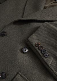 Paul Stuart Raised Wool Twill Double Breasted Coat, thumbnail 3
