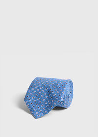 Paul Stuart Printed Silk Small Tossed Pine Tie, thumbnail 1