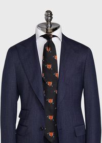 Paul Stuart Foxhead Silk Tie, thumbnail 2