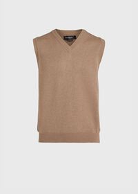 Paul Stuart Cashmere Double Ply Slip Over Vest, thumbnail 1