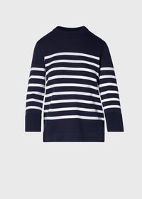 Paul Stuart Crewneck Stripe Sweater, thumbnail 1