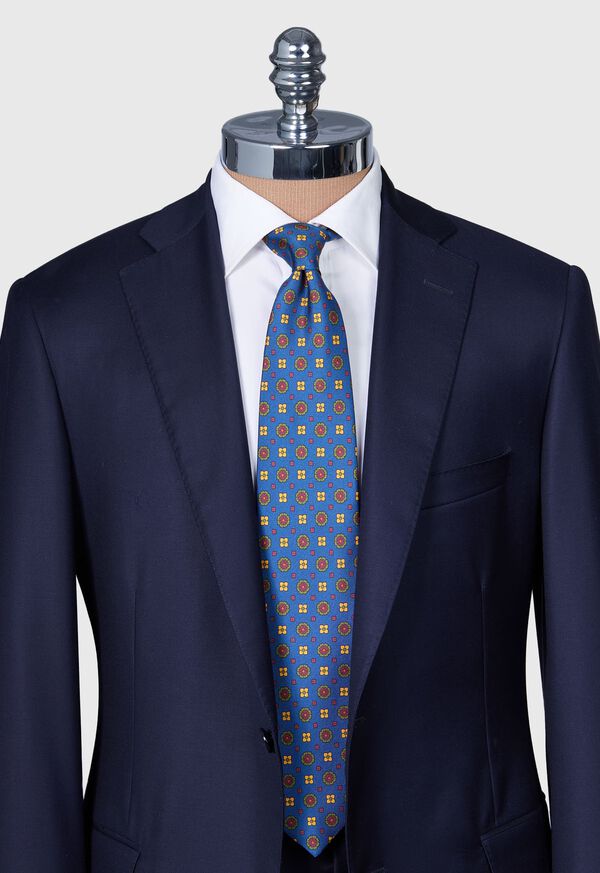 Paul Stuart Printed Silk Medallion Tie, image 2