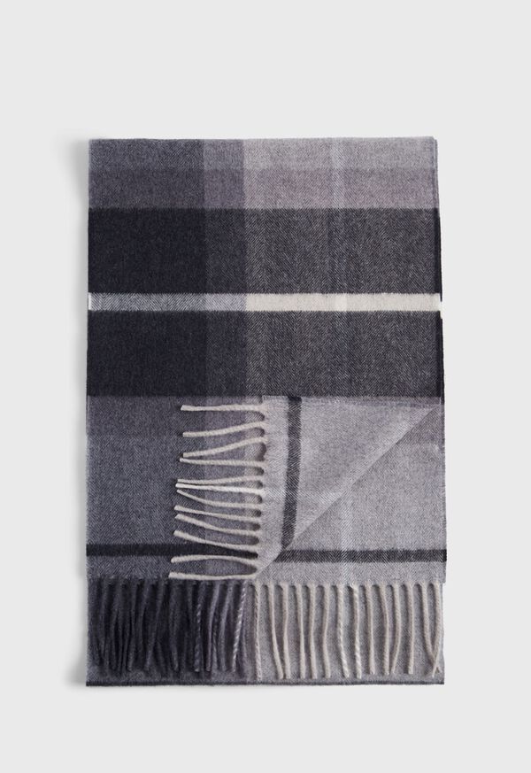 Paul Stuart Tonal Plaid Scarf, image 1
